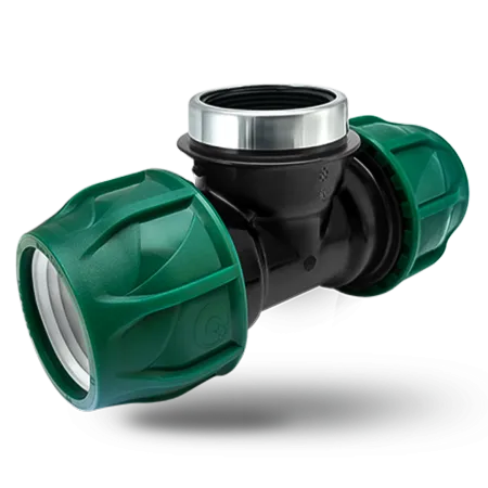 Тройник компрессионный Poelsan 25 x ¾" x 25 с внутренней резьбой