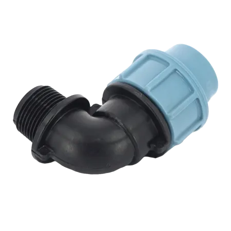 Колено компрессионное (угол) Unidelta 25 х ¾" с наружной резьбой