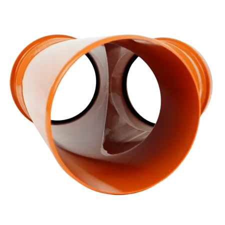 Тройник VALFEX 45⁰ градусов 110-110 для наружной канализации