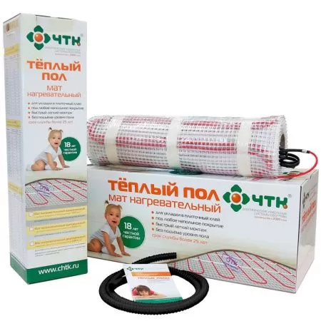 Теплый пол мат ЧТК МНД-9,0-1440 (9м² 1440Вт)