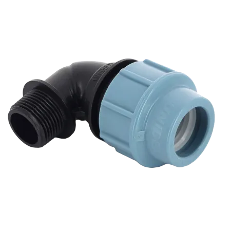 Колено компрессионное (угол) Unidelta 25 х 1" с наружной резьбой