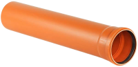 Труба НПВХ ХИМКОР Д 110*3,2*1000 SN4 (L рабочая = 1000мм)